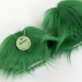 Green Furry LED Pillar Candle - Funky
