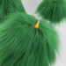 Green Furry LED Pillar Candle - Funky