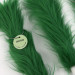 Green Furry LED Taper Candle - Funky