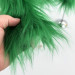 Green Furry LED Taper Candle - Luxury