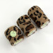 Leopard Faux Fur Pillar LED Candle — Classic