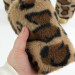 Leopard Faux Fur Pillar LED Candle — Classic