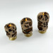 Leopard Faux Fur Pillar LED Candle — Classic
