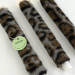 Leopard Faux Fur Taper LED Candle — Dark