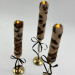 Leopard Faux Fur Taper LED Candle — Classic