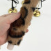 Leopard Faux Fur Taper LED Candle — Classic