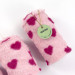Lovecore Heart Faux Fur Pillar LED Candle