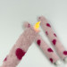 Lovecore Heart Faux Fur Taper LED Candle