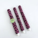 Pink Leopard Textile Taper LED Candle