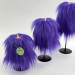 Purple Furry LED Pillar Candle -Luxury