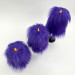 Purple Furry LED Pillar Candle -Luxury