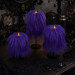 Purple Furry LED Pillar Candle -Luxury