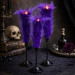 Purple Furry LED Taper Candle — Funky