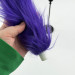 Purple Furry LED Taper Candle — Funky