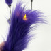 Purple Furry LED Taper Candle — Funky