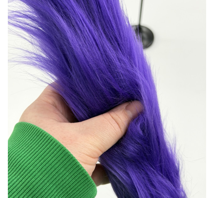 Purple Furry LED Taper Candle — Funky