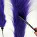 Purple Furry LED Taper Candle — Funky