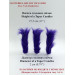 Purple Furry LED Taper Candle — Funky
