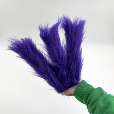 Purple Furry LED Taper Candle — Funky