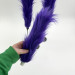 Purple Furry LED Taper Candle — Funky