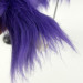 Purple Furry LED Taper Candle - Luxury