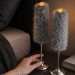 Rabbit Faux Fur LED Taper Candle