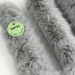 Rabbit Faux Fur LED Taper Candle