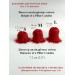 Red Furry LED Candle – Gothic Vampire Home Decor