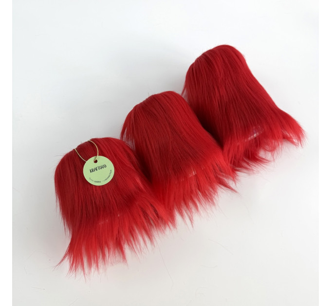 Red Furry LED Candle – Gothic Vampire Home Decor