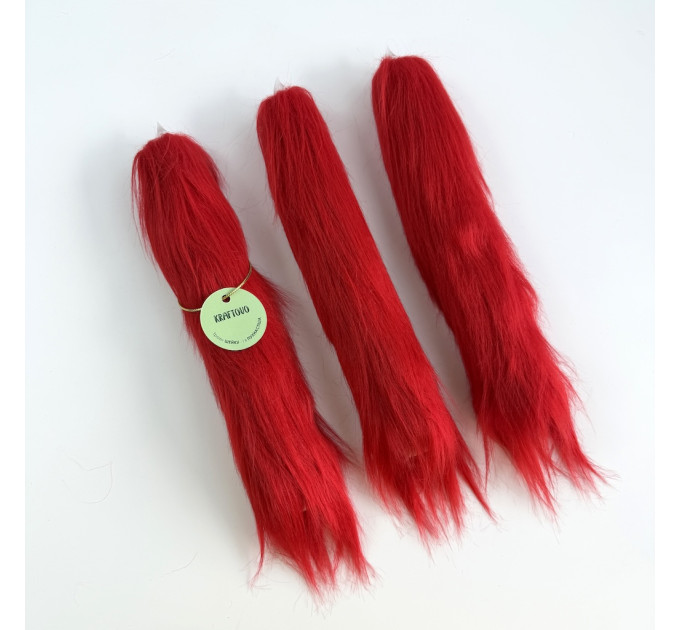 Red Furry LED Candle – Gothic Vampire Home Decor