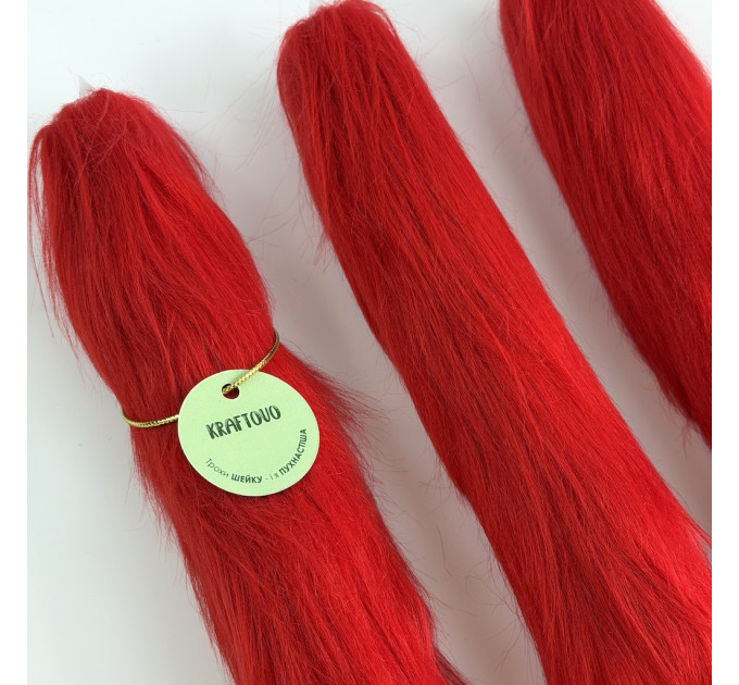 Red Furry LED Candle – Gothic Vampire Home Decor