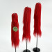 Red Furry LED Candle – Gothic Vampire Home Decor