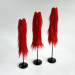Red Furry LED Candle – Gothic Vampire Home Decor
