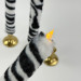 Zebra Faux Fur Taper LED Candle
