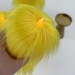 Yellow Furry LED Pillar Candle — Luxury