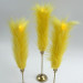 Yellow Furry LED Taper Candle — Funky