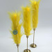 Yellow Furry LED Taper Candle — Funky