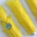Yellow Furry LED Taper Candle — Funky