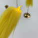 Yellow Furry LED Taper Candle — Luxury