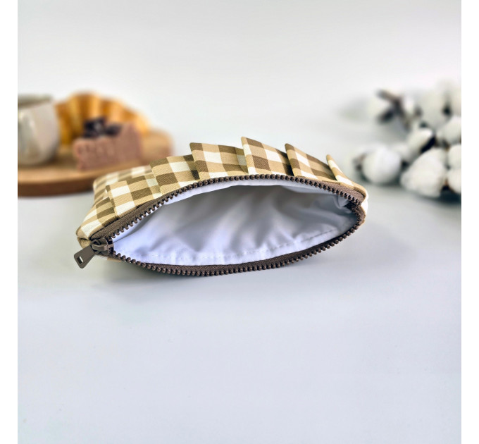 Coffee Checkered E-Reader Sleeve