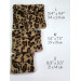 Leopard Faux Fur Book Sleeve for Journals, Notebooks & Planners
