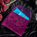 Purple Gothic Velvet Book Sleeve with Black Lace & Cameo