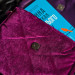 Purple Gothic Velvet Book Sleeve with Black Lace & Cameo