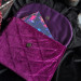 Purple Gothic Velvet Book Sleeve with Black Lace & Cameo