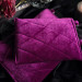 Purple Gothic Velvet Book Sleeve with Black Lace & Cameo