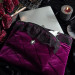 Purple Velvet Laptop Sleeve with Black Lace