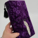 Refillable Witch Journal with Botanical Velvet Cover