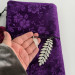 Refillable Witch Journal with Botanical Velvet Cover