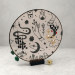 Round Witchy Earring Organizer with Snake and Celestial Symbols