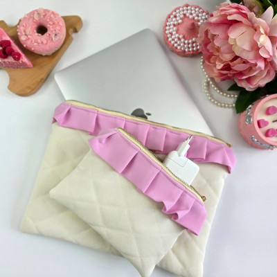 Preppy ice cream Laptop sleeve